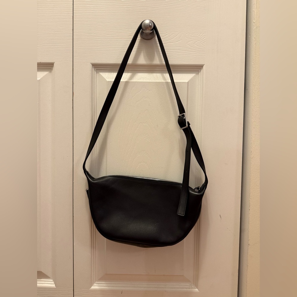 Black Leather Madewell Crossbody
